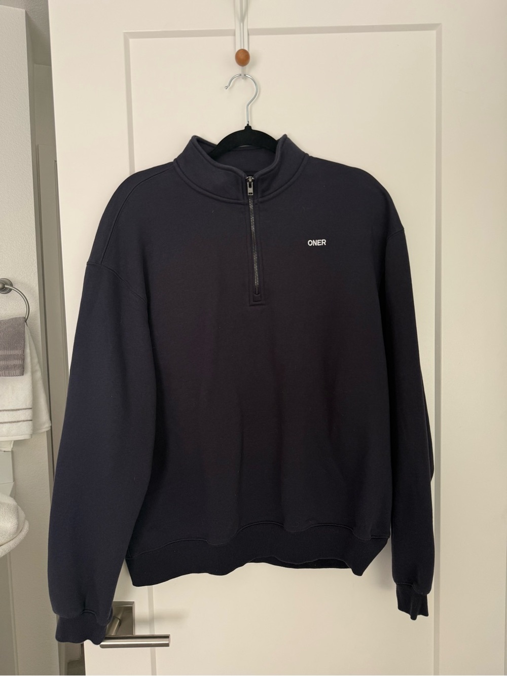 Oner Active True Blue/Navy Quarter-Zip Pullover